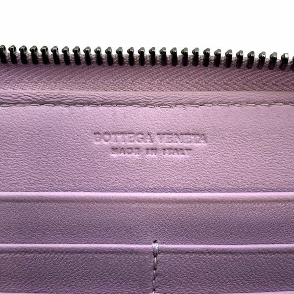 ボッテガヴェネタ 長財布 イントレチャート ラウンドジップ レザー パイソン BOTTEGA VENETA 財布