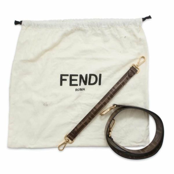 フェンディ ショルダーバッグ ズッカ バゲット アントニオ・ロペス ミディアム 8BR600 FENDI 2wayショルダーバッグ