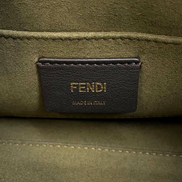 フェンディ ハンドバッグ バイ ザ ウェイ ミニ ファー レザー 8BS067 FENDI バッグ 2wayショルダーバッグ