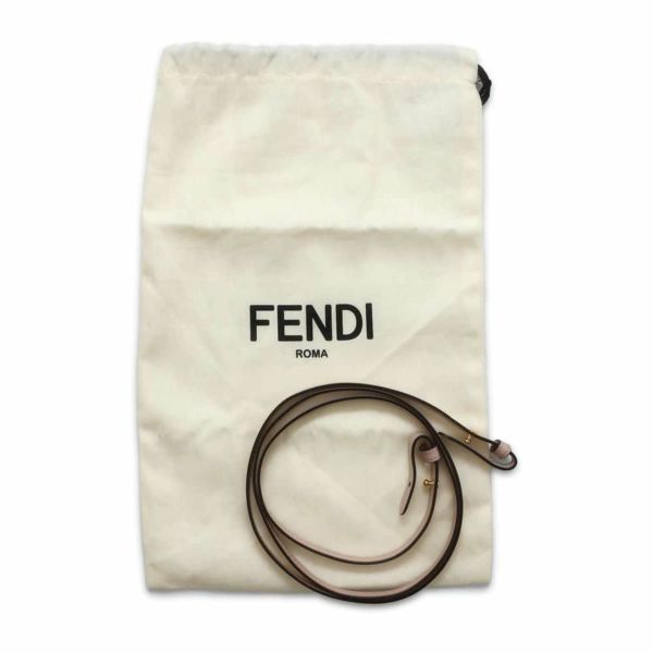 フェンディ ハンドバッグ バイ ザ ウェイ ミニ ファー レザー 8BS067 FENDI バッグ 2wayショルダーバッグ