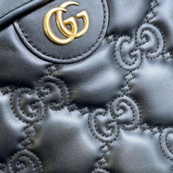 グッチ ショルダーバッグ GGマトラッセ スモール レザー 702234 GUCCI バッグ 黒