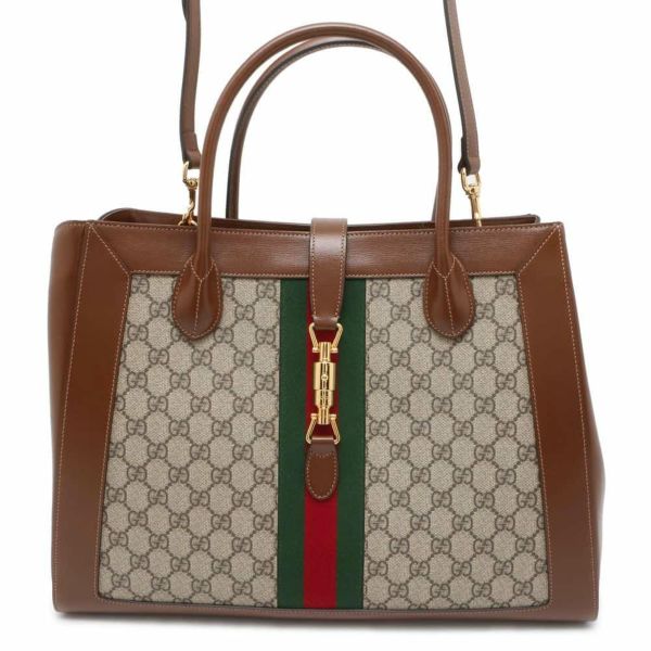 グッチ トートバッグ ジャッキー 1961 GGスプリーム ラージ 649015 GUCCI 2wayショルダーバッグ