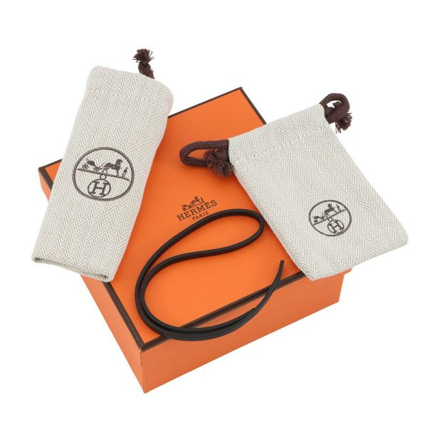 エルメス バッグチャーム ボリードシャーク ブラック/シルバー金具 スイフト K刻印 黒