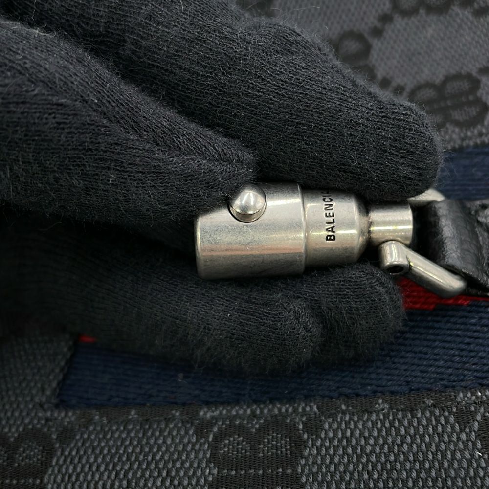 バレンシアガ ハンドバッグ ザ・ハッカー プロジェクト ジャッキー1961 ミニ 680132 グッチコラボ 2way 黒