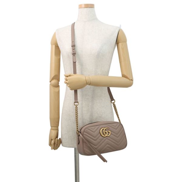 グッチ ショルダーバッグ GGマーモント キルティング スモール 447632 GUCCI