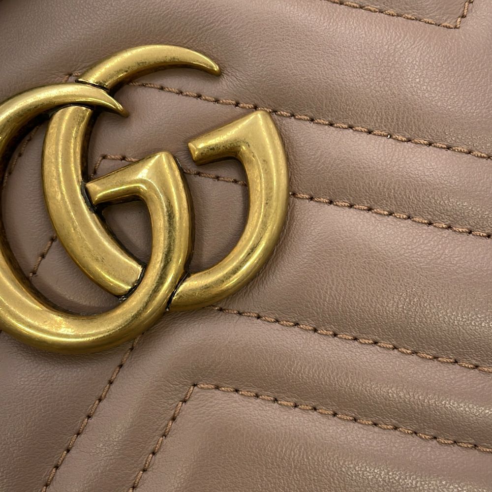 グッチ ショルダーバッグ GGマーモント キルティング スモール 447632 GUCCI