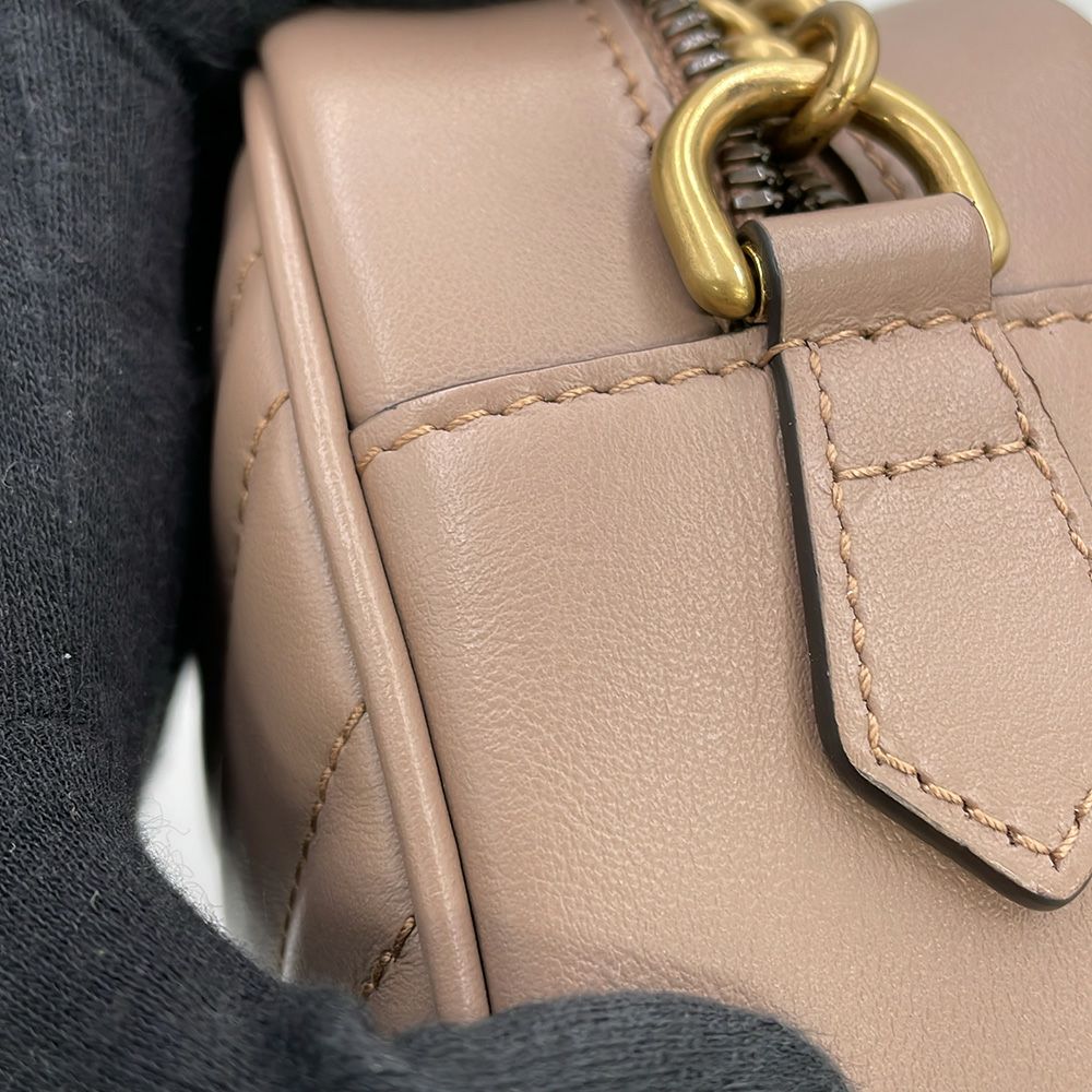 グッチ ショルダーバッグ GGマーモント キルティング スモール 447632 GUCCI