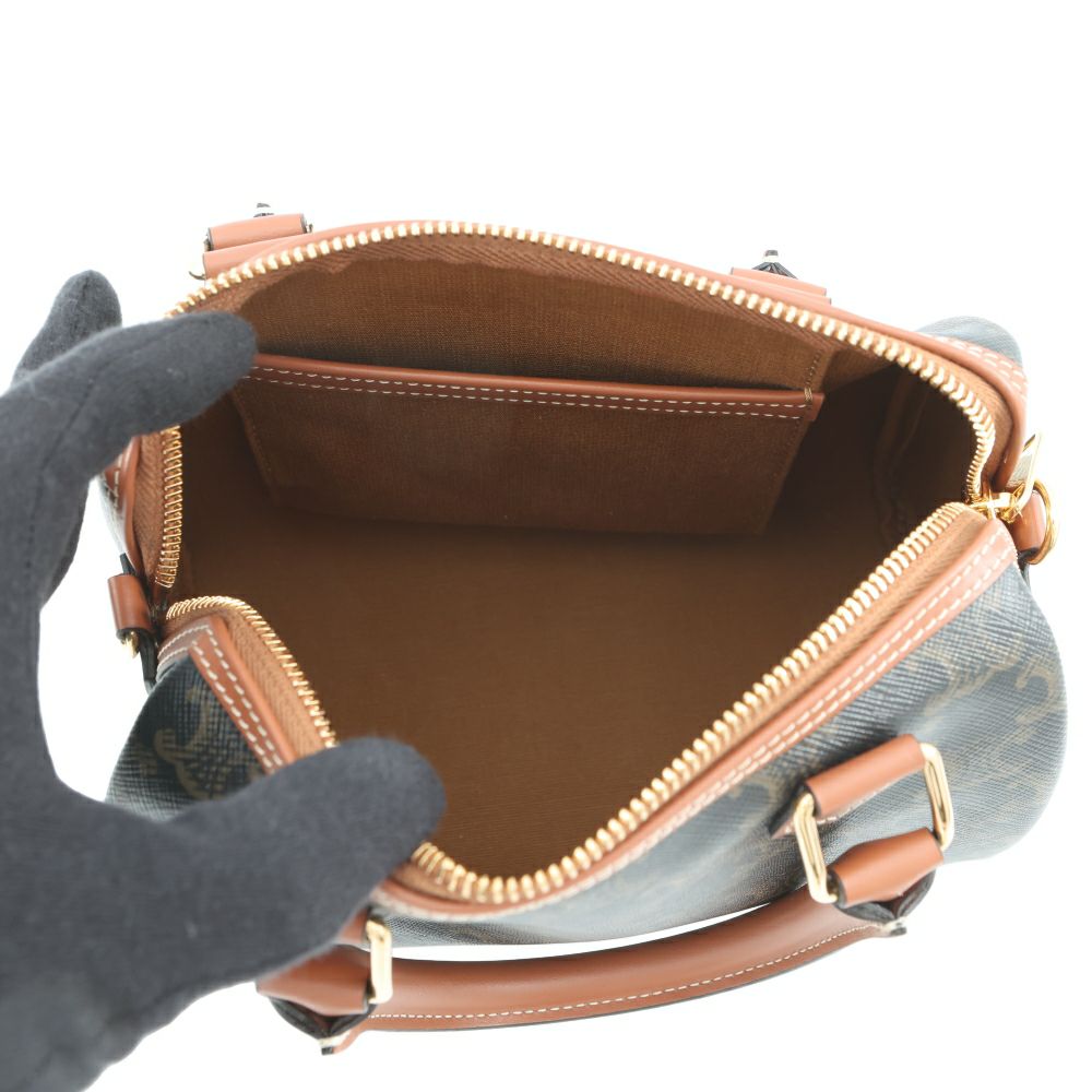 セリーヌ ハンドバッグ トリオンフ スモール ボストン PVC 113772 CELINE 2way