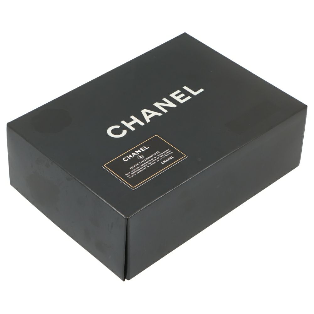 シャネル チェーンポシェット カメリア ココマーク サテン ラムスキン CHANEL ハンドバッグ