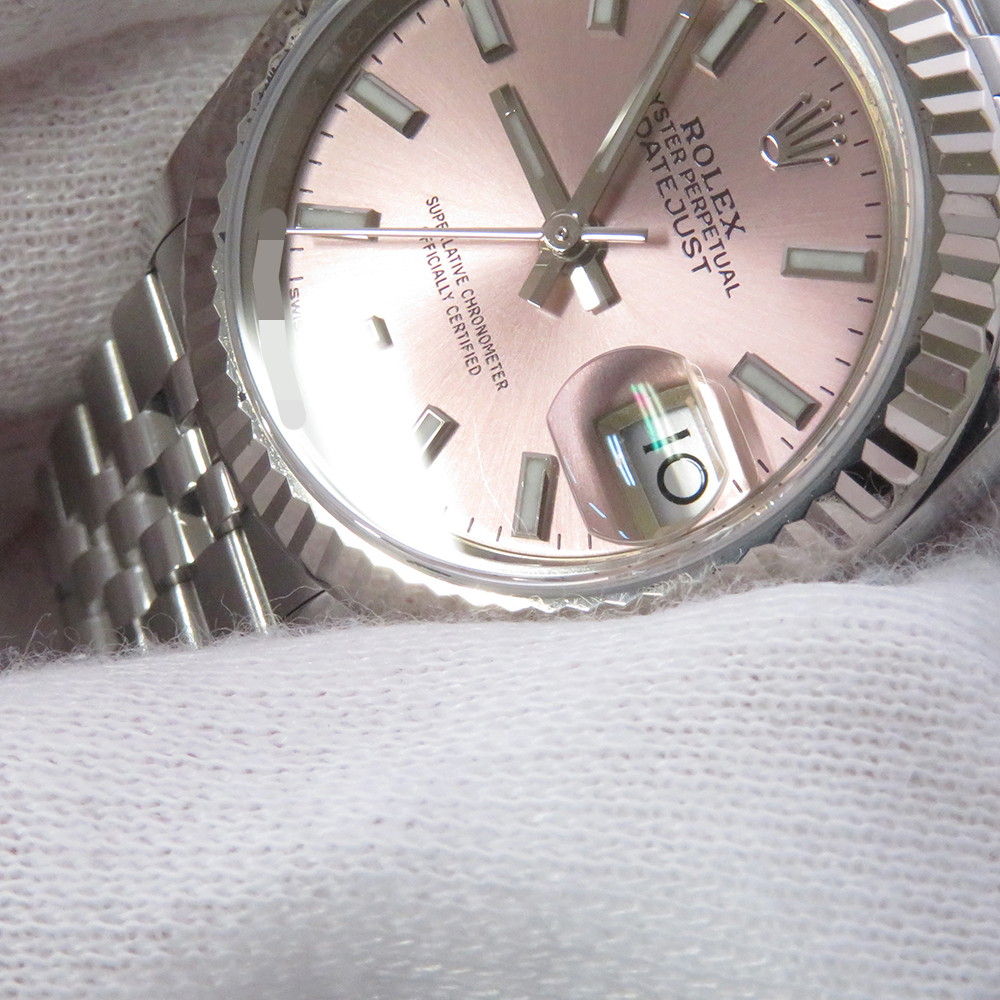 ロレックス レディ デイトジャスト SS/K18WG 279174 ROLEX 腕時計 ピンク文字盤