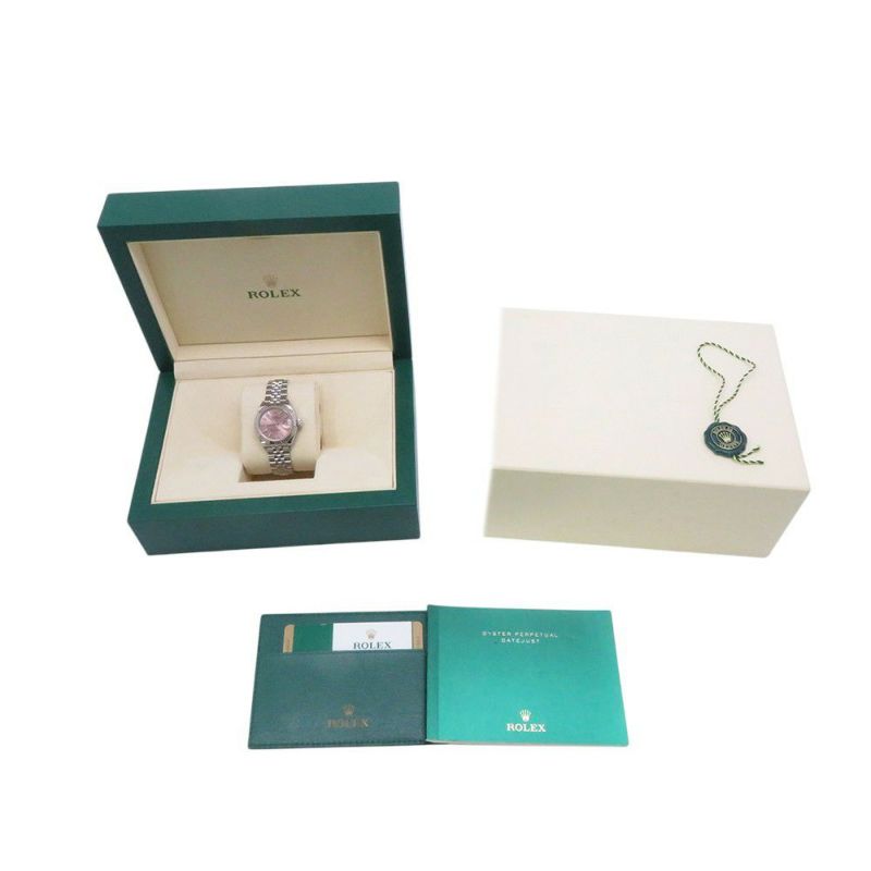 ロレックス レディ デイトジャスト SS/K18WG 279174 ROLEX 腕時計 ピンク文字盤