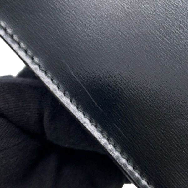 プラダ チェーンショルダーバッグ トライアングルロゴ レザー 1BD350 PRADA バッグ 黒