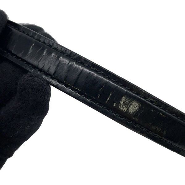 プラダ チェーンショルダーバッグ トライアングルロゴ レザー 1BD350 PRADA バッグ 黒