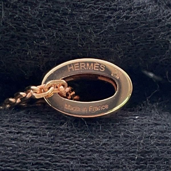 エルメス ネックレス ミニ・ポップアッシュ ロカバール ビューティー ピンク/ピンクゴールド金具 HERMES アクセサリー