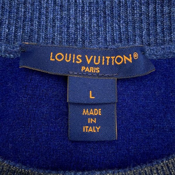 ルイヴィトン ワンピース ノースリーブ グリッター モノグラム ニット ワンピース レディースサイズL LOUIS VUITTON トップス