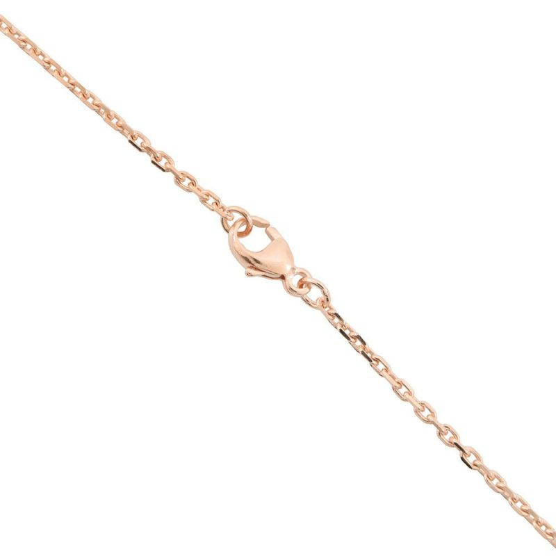 エルメス ネックレス ミニ・ポップアッシュ ロカバール ホワイト/マロングラッセ/ピンクゴールド金具 HERMES アクセサリー