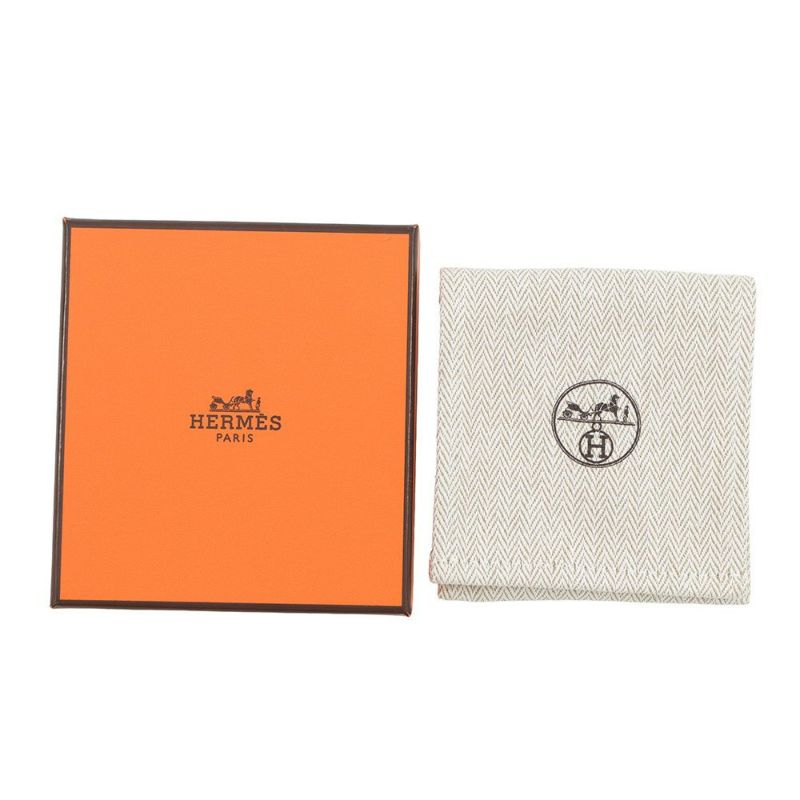 エルメス ネックレス ミニ・ポップアッシュ ロカバール ホワイト/マロングラッセ/ピンクゴールド金具 HERMES アクセサリー