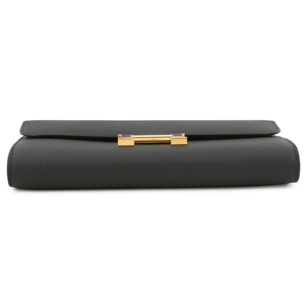 エルメス 長財布 コンスタンス トゥーゴー ロング ブラック/ゴールド金具 エプソン K刻印 HERMES 財布