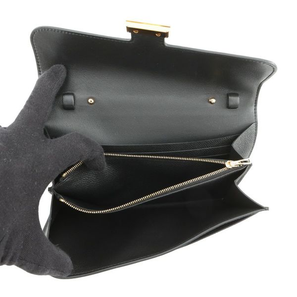 エルメス 長財布 コンスタンス トゥーゴー ロング ブラック/ゴールド金具 エプソン K刻印 HERMES 財布