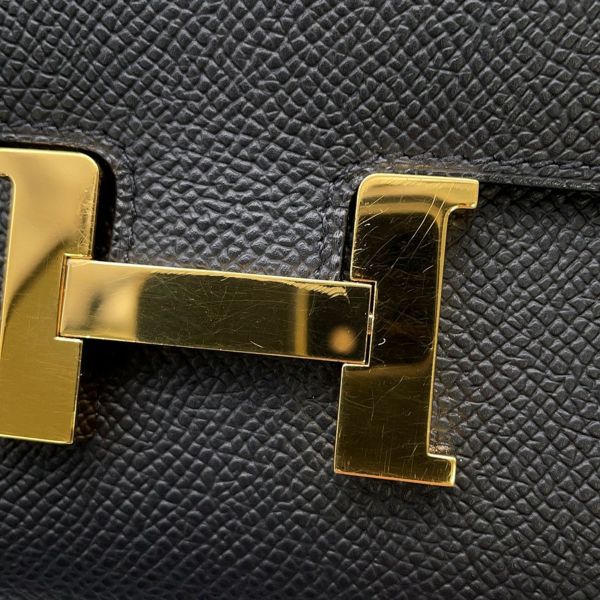 エルメス 長財布 コンスタンス トゥーゴー ロング ブラック/ゴールド金具 エプソン K刻印 HERMES 財布