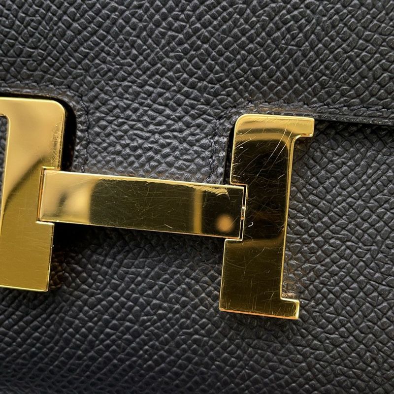 エルメス 長財布 コンスタンス トゥーゴー ロング ブラック/ゴールド金具 エプソン K刻印 HERMES 財布