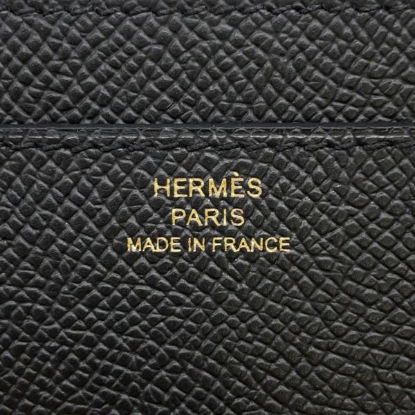 エルメス 長財布 コンスタンス トゥーゴー ロング ブラック/ゴールド金具 エプソン K刻印 HERMES 財布
