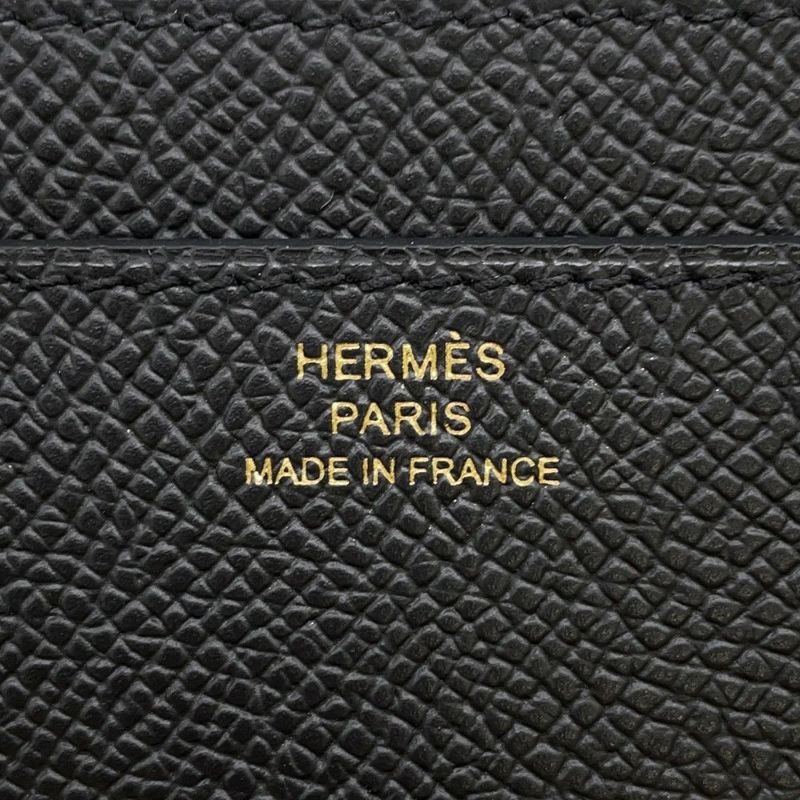 エルメス 長財布 コンスタンス トゥーゴー ロング ブラック/ゴールド金具 エプソン K刻印 HERMES 財布