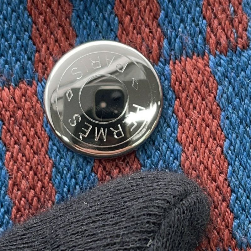 エルメス ポーチ ブリッド・ア・ブラックGM Hナッテ ウール HERMES 小物入れ