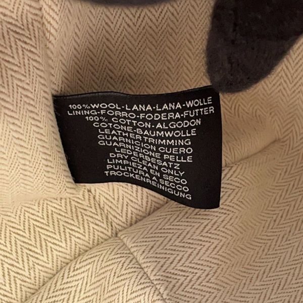 エルメス ポーチ ブリッド・ア・ブラックGM Hナッテ ウール HERMES 小物入れ