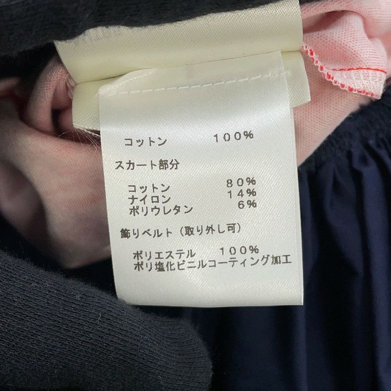 ルイヴィトン ワンピース ゲームオン アシンメトリカル ベイビードール コットン レディースサイズS LOUIS VUITTON