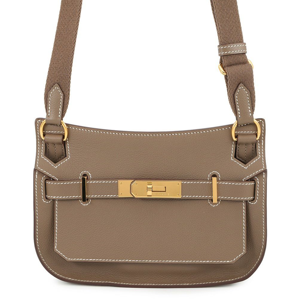 エルメス ジプシエール ミニ エトゥープ/ゴールド金具 エバーカラー B刻印 HERMES バッグ