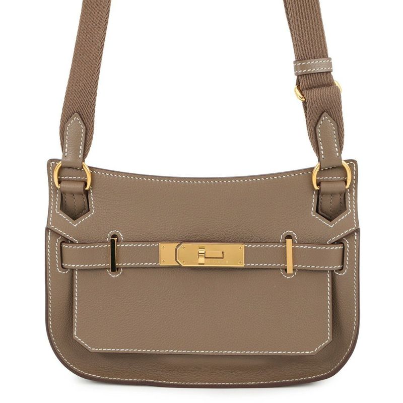 エルメス ジプシエール ミニ エトゥープ/ゴールド金具 エバーカラー B刻印 HERMES バッグ