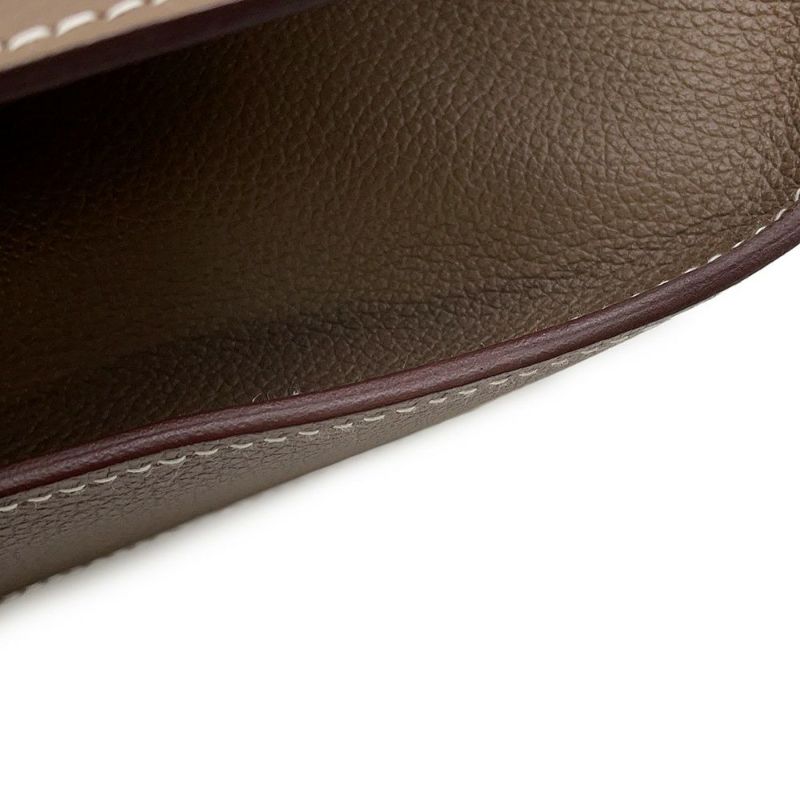 エルメス ジプシエール ミニ エトゥープ/ゴールド金具 エバーカラー B刻印 HERMES バッグ