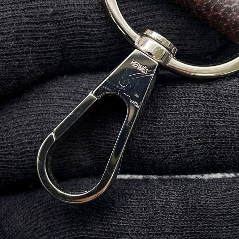 エルメス トートバッグ ガーデンパーティTPM ナチュラル/マロン/シルバー金具 トワルアッシュ/ブッフルスキッパー □I刻印 2wayショルダー