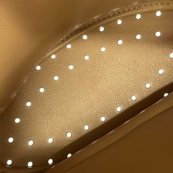 デルヴォー ハンドバッグ パン ミニ バケット シアリング AA0607BRZ0 Delvaux