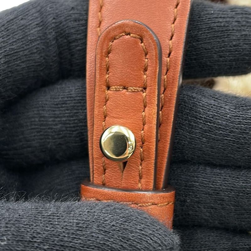 デルヴォー ハンドバッグ パン ミニ バケット シアリング AA0607BRZ0 Delvaux