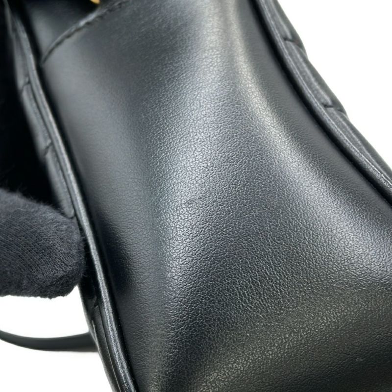 サンローランパリ ショルダーバッグ ルー カメラバッグ Vステッチ レザー 520534 SAINT LAURENT PARIS 黒 タッセル