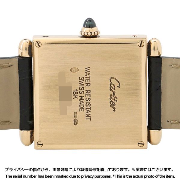 カルティエ タンク オビュ W1512256 Cartier 腕時計 シルバー文字盤