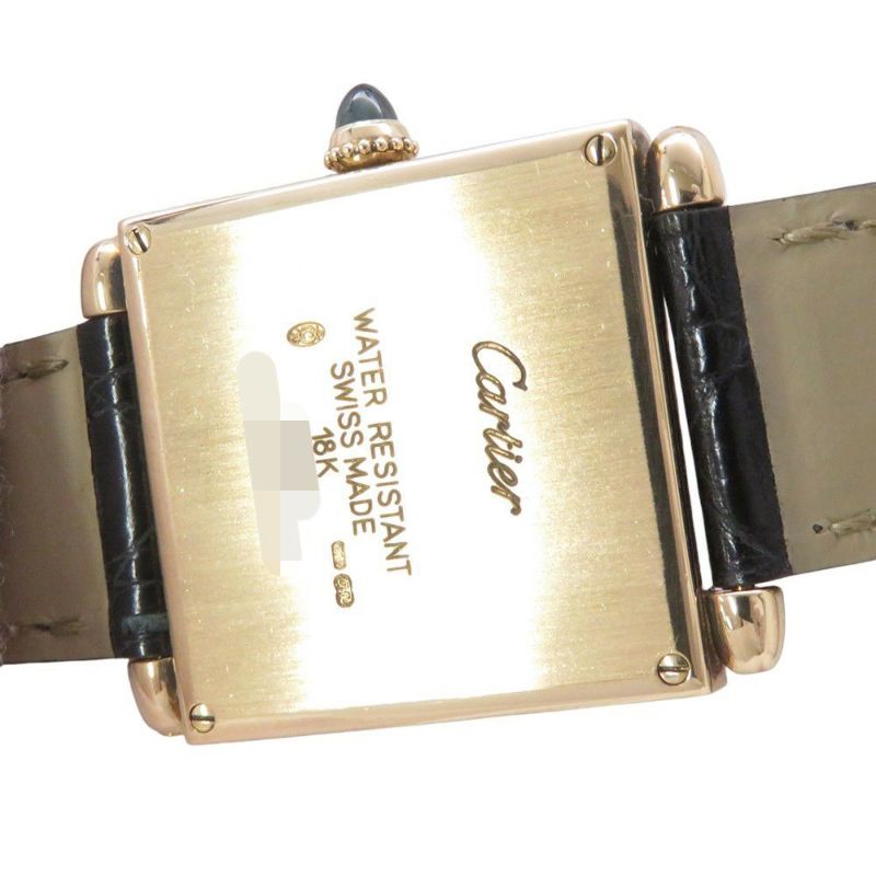 カルティエ タンク オビュ W1512256 Cartier 腕時計 シルバー文字盤