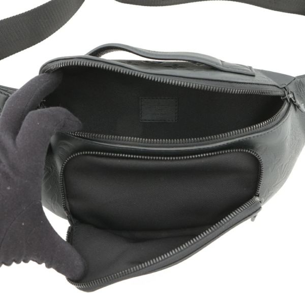 ルイヴィトン ボディバッグ モノグラム・シャドウ ラッシュ・バムバッグ M47058ウエストバッグ 黒 ブラック