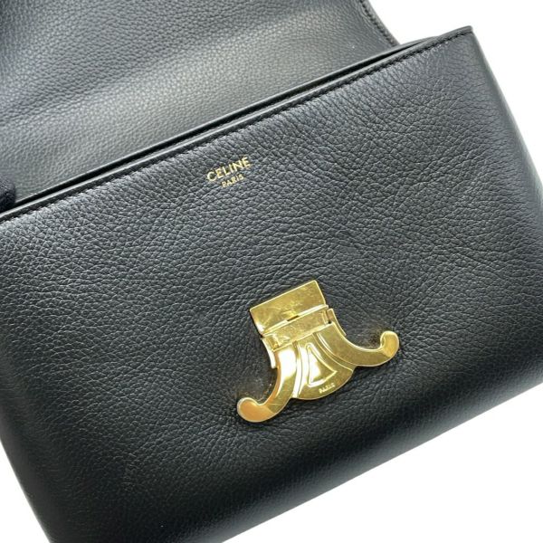 セリーヌ ハンドバッグ ティーン ニノ カーフレザー 118113 CELINE 2way 黒