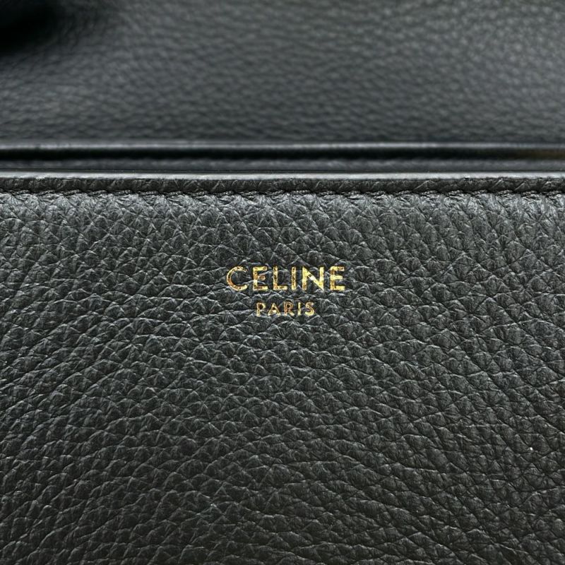 セリーヌ ハンドバッグ ティーン ニノ カーフレザー 118113 CELINE 2way 黒