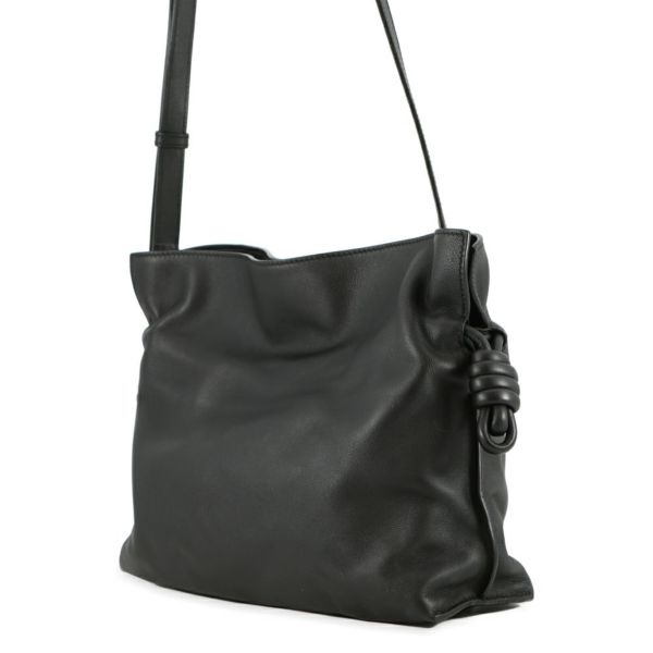 ロエベ ショルダーバッグ フラメンコ クラッチ ミディアム ナパカーフレザー A411FC1XBF 2wayクラッチバッグ 黒