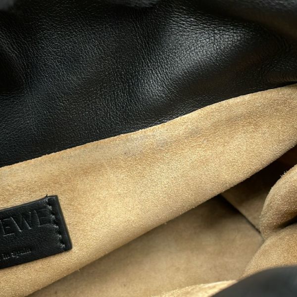 ロエベ ショルダーバッグ フラメンコ クラッチ ミディアム ナパカーフレザー A411FC1XBF 2wayクラッチバッグ 黒