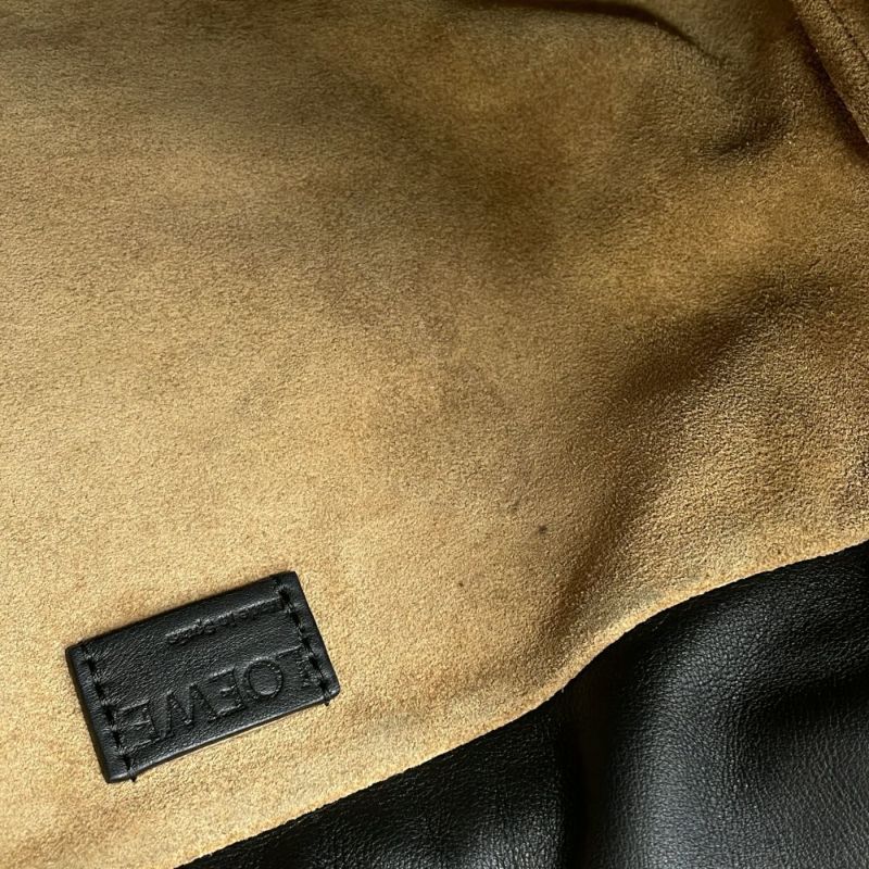 ロエベ ショルダーバッグ フラメンコ クラッチ ミディアム ナパカーフレザー A411FC1XBF 2wayクラッチバッグ 黒