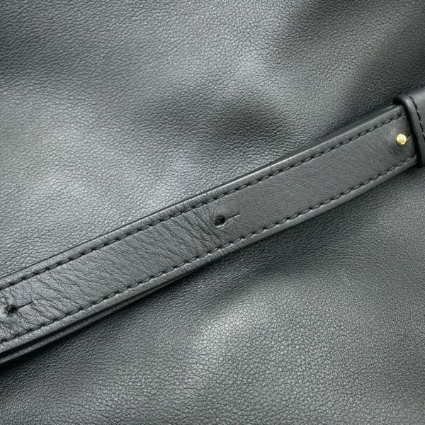 ロエベ ショルダーバッグ フラメンコ クラッチ ミディアム ナパカーフレザー A411FC1XBF 2wayクラッチバッグ 黒