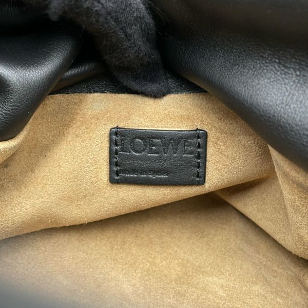 ロエベ ショルダーバッグ フラメンコ クラッチ ミディアム ナパカーフレザー A411FC1XBF 2wayクラッチバッグ 黒