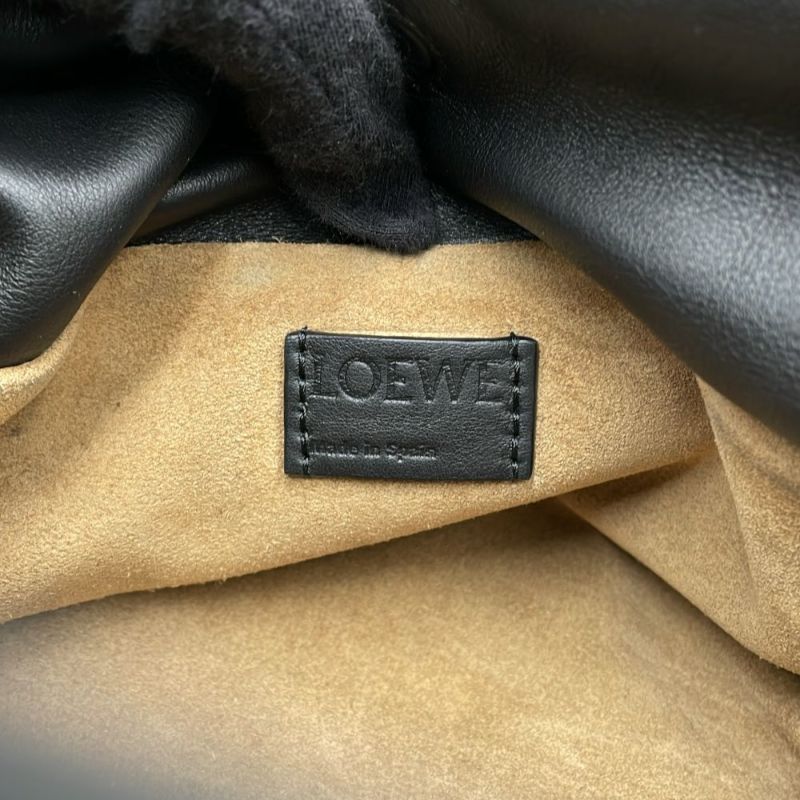 ロエベ ショルダーバッグ フラメンコ クラッチ ミディアム ナパカーフレザー A411FC1XBF 2wayクラッチバッグ 黒