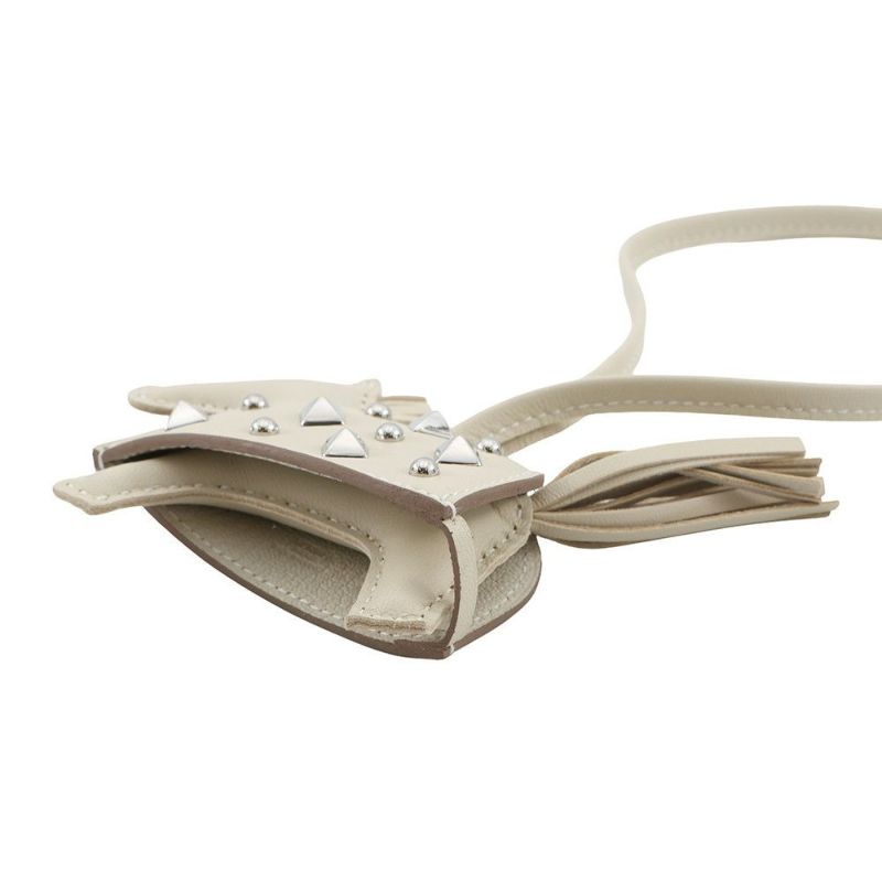 エルメス バッグチャーム ロデオPM ロベオロック クレ ラムスキン K刻印 HERMES チャーム オーナメント