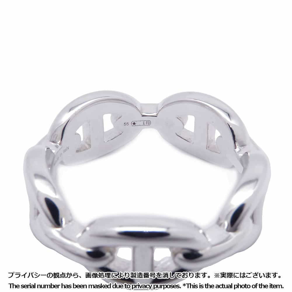 エルメス リング シェーヌダンクル アンシェネPM SV925シルバー リングサイズ55 HERMES 指輪 ジュエリー